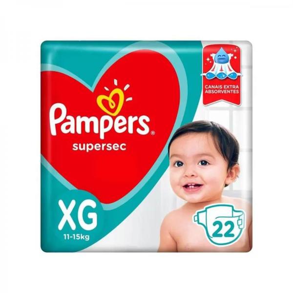 Imagem de Fralda Pampers Super Sec Tamanho XG 22 unidades