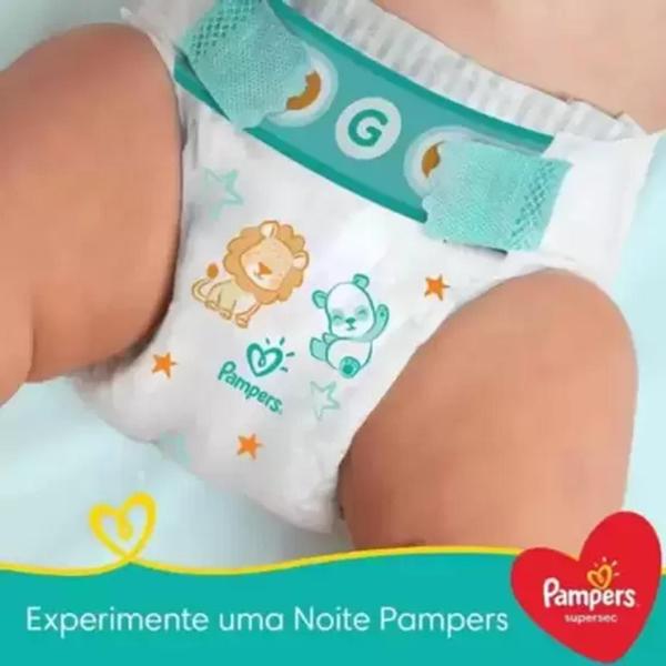 Imagem de Fralda Pampers Supersec Jumbo Vermelha 1 Pacote Tamanho M Com 30 Unidades - 6 kg à 10 kg