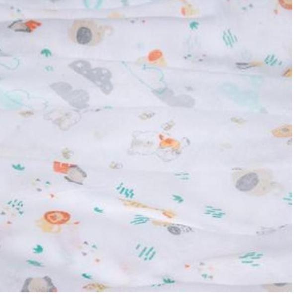 Imagem de Fralda Papi Luxo Com Bainha Estampada 70Cm X 67Cm Contem 05 Un