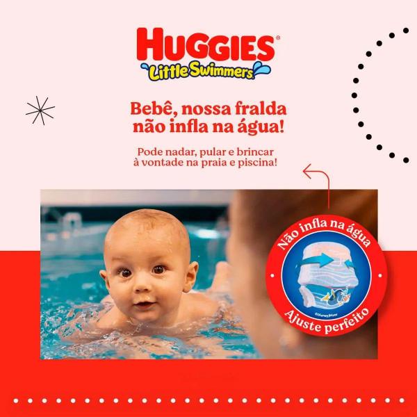 Imagem de Fralda Para Nadar Huggies Tamanho G/XG Little Swimmers 10 Unidades Huggies