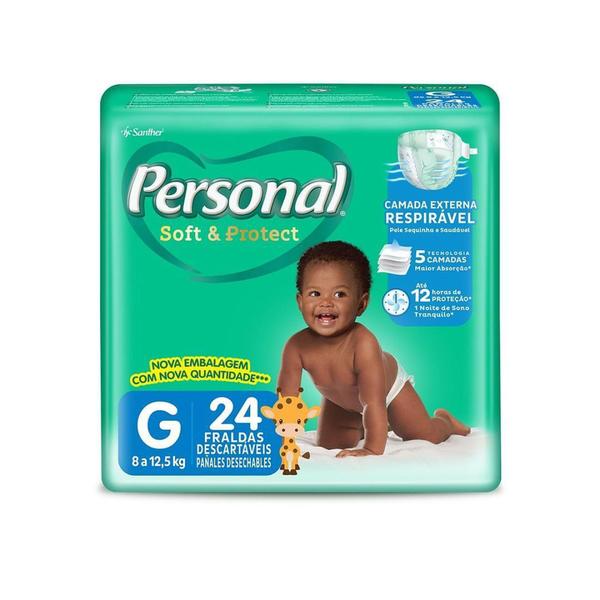 Imagem de Fralda Personal Baby Soft & Protect G 24 Unidades