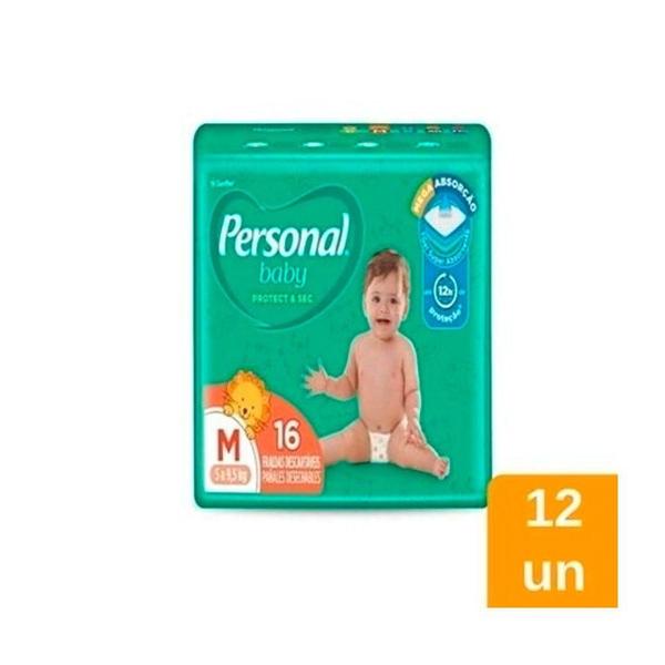 Imagem de Fralda Personal Soft E Protect Jumbo M 12 Pacotes Com 16 Un