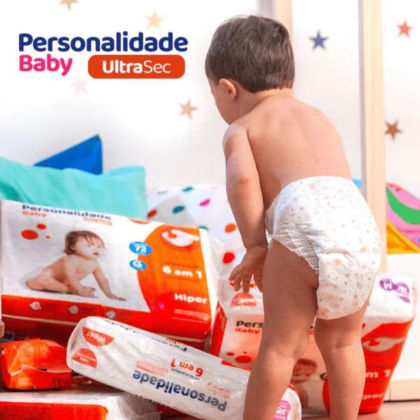 Imagem de Fralda Personalidade Baby Ultrasec Tamanho XG  Eurofral