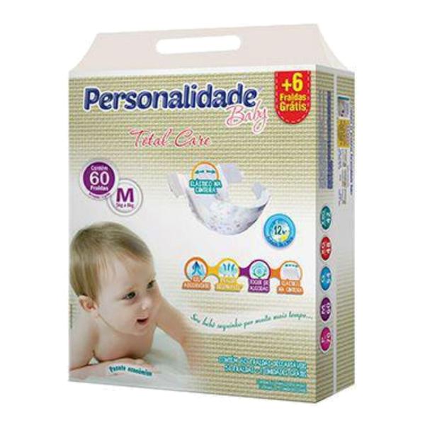 Fralda Personalidade Total Care 4 Pacotes Tamanho M Com 240 Fraldas Imagem de Fralda Personalidade Total Care 4 Pacotes Tamanho M Com 240 Fraldas