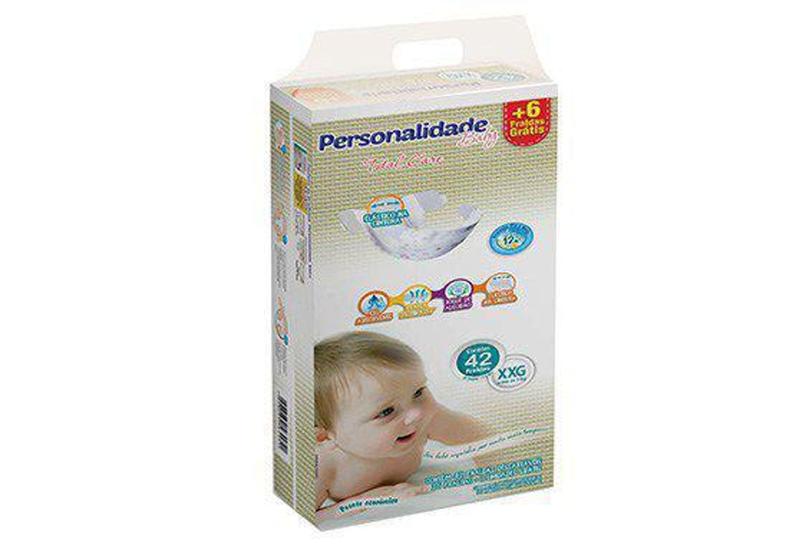 Fralda Personalidade Total Care 4 Pacotes Tamanho XXG Com 168 Fraldas Imagem de Fralda Personalidade Total Care 4 Pacotes Tamanho XXG Com 168 Fraldas