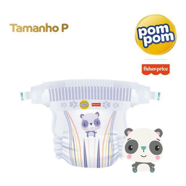 Imagem de Fralda Pompom Derma Protek Fisher-Price - Tam P (3 a 6kg) - 30 fraldas