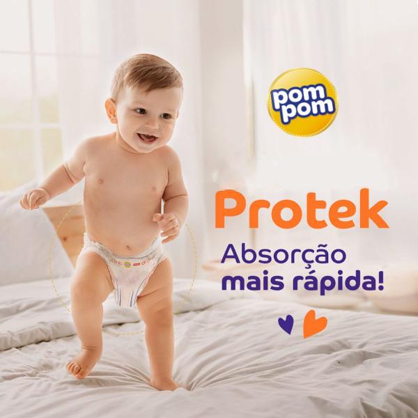 Imagem de Fralda Pompom Protek Para Grandinhos 15 A 24kg 14 Unidades Pompom