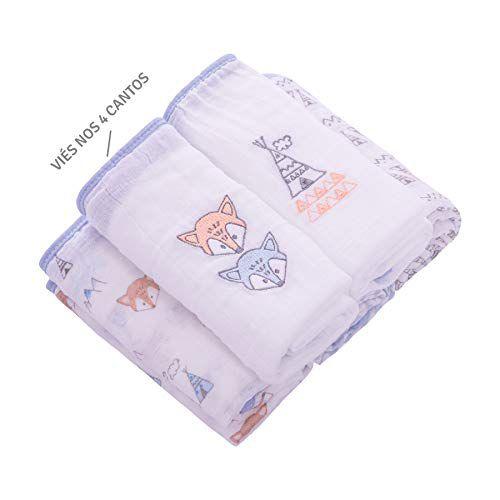 Imagem de Fralda Soft Premium Papi Baby para Bebê 80cm X 80cm Contém 05 Un