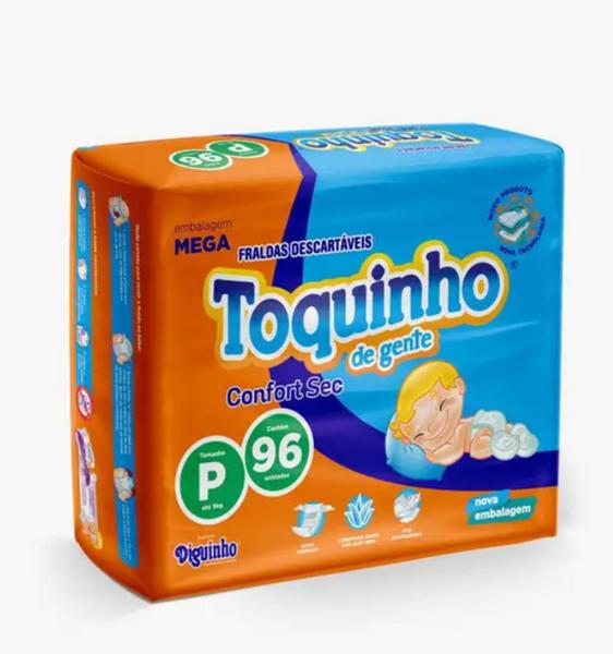 Imagem de Fralda Toquinho de Gente M, pacote com 80 unidades - Toquinho