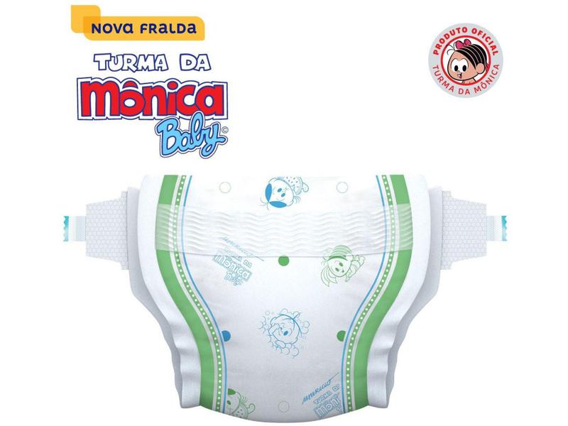 Imagem de Fralda Turma da Mônica Baby Tam. M - 4 a 9kg 50 Unidades