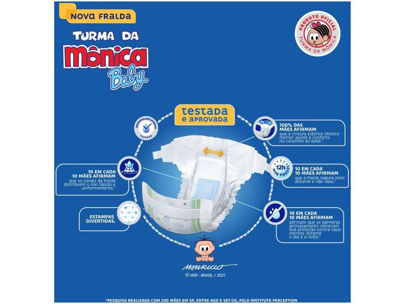 Imagem de Fralda Turma da Mônica Baby Tam. XG 12 a 15kg - 20 Unidades