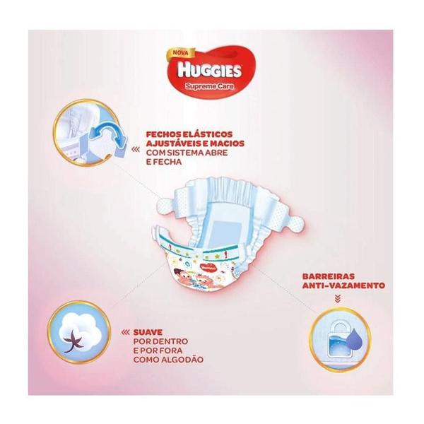 Imagem de Fralda Turma Da Mônica Huggies Supreme Care Tamanho Xg