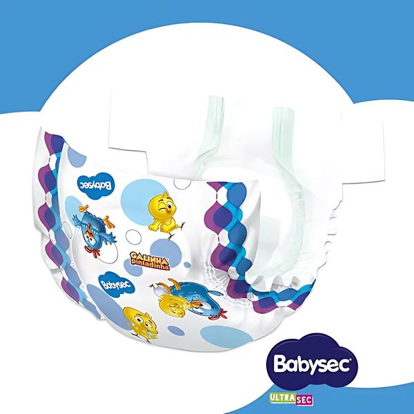 Imagem de Fraldas Babysec Ultrasec Galinha Pintadinha tamanho P Com 42 Unidades