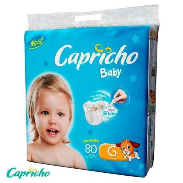 Imagem de Fraldas Descartáveis-Capricho Baby- G 72 Unidades