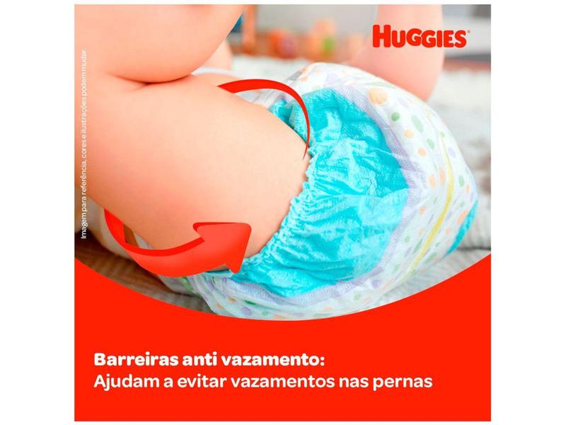 Imagem de Fraldas Huggies Disney Tripla Proteção Tamanho M de 5,5 a 9,5 kg kit C/ 276 unidades