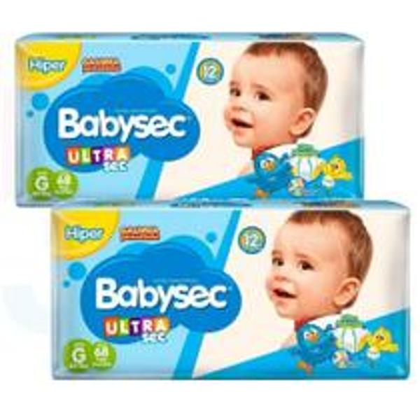 Imagem de Fraldas Infantil Babysec - Galinha Pintadinha Hiper 8,5 - 12kg Tamanho G - 128 unidades