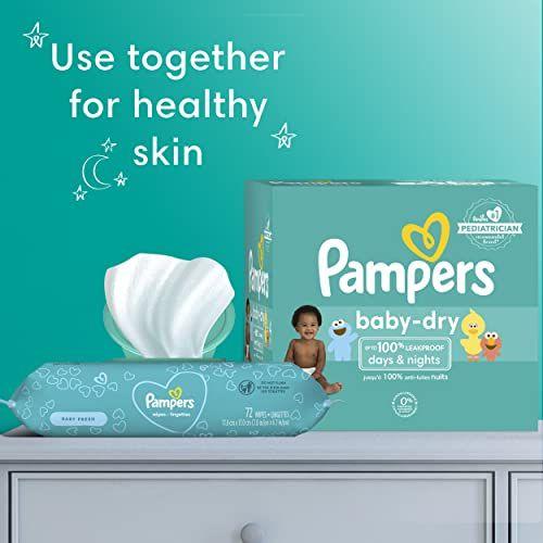 Imagem de Fraldas Tamanho 3, 210 Contagem - Pampers Baby Dry Descartáve Fraldas de Bebê Descartáveis, Embalagem & Impressões Podem Variar