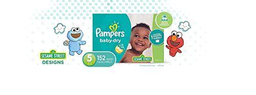 Imagem de Fraldas Tamanho 5, 164 Contagem - Pampers Baby Dry Descartáve Fraldas de Bebê Descartáveis, Embalagem & Impressões Podem Variar