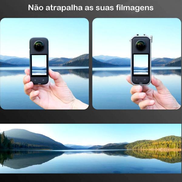 Imagem de Frame em Liga de Alumínio para Câmeras Insta360 X3