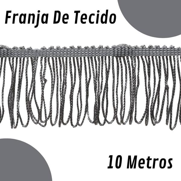 Imagem de Franja De Tecido Gelo - 5Mm Rolo Com 10 Metros - Nybc