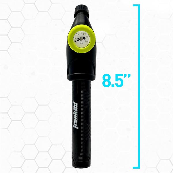 Imagem de Franklin Sports Ball Pump + Medidor de Pressão com Agulha - Bomba perfeita bomba para bolas esportivas - Bomba de inflação de ar para futebol, basquetes + mais