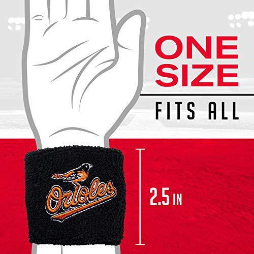 Imagem de Franklin Sports Baltimore Orioles MLB Pulseiras de beisebol 