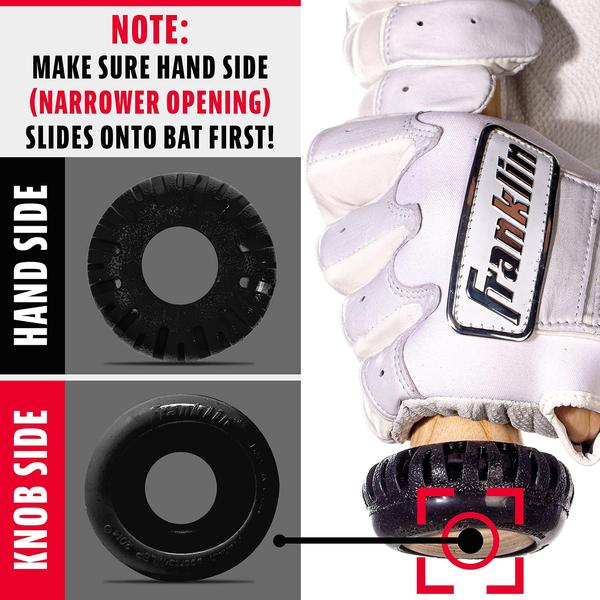 Franklin Sports Baseball Bat Grip Knob - Gator Grip Bat Nu Imagem de Franklin Sports Baseball Bat Grip Knob - Gator Grip Bat Nu