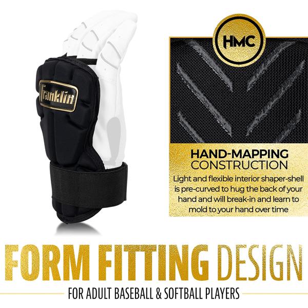 Imagem de Franklin Sports Baseball Mão + Wrist Guard - PRT LG Serie