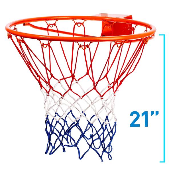 Imagem de Franklin Sports Basketball Net, Vermelho / Branco / Azul