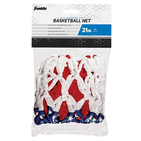 Imagem de Franklin Sports Basketball Net, Vermelho / Branco / Azul