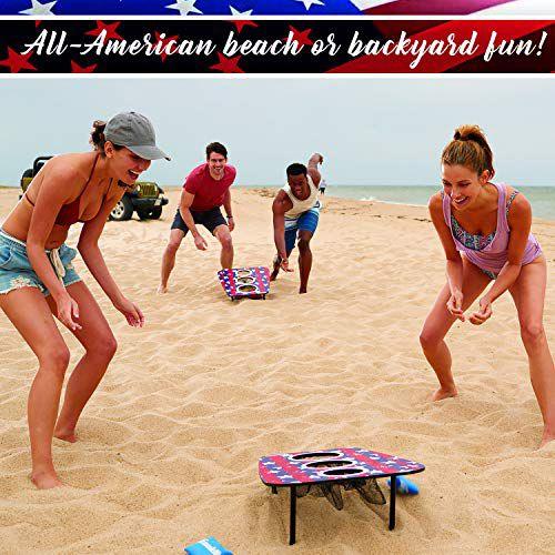 Imagem de Franklin Sports Bean Bag Toss Yard Jogo  3 Buraco Cornhole 