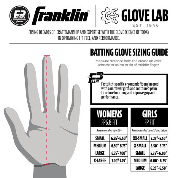 Imagem de Franklin Sports CFX FP Softball Batting Luvas Par, Mulheres