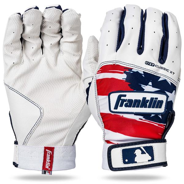 Franklin Sports Classic XT Batting Gloves, Par - EUA - Anúncio Imagem de Franklin Sports Classic XT Batting Gloves, Par - EUA - Anúncio