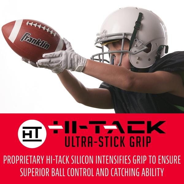 Franklin Sports Hi-Tack Premium Luvas Receptor de Futebol - Imagem de Franklin Sports Hi-Tack Premium Luvas Receptor de Futebol -
