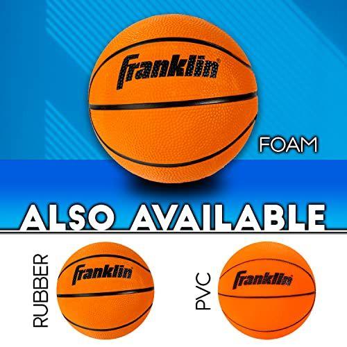 Imagem de Franklin Sports Indoor Mini Foam Basketballs - 3 Pack de Mini Foam Basketballs - 5 "Inch Toy Basketballs - Indoor Arcade Foam Mini Balls for Mini Basketball Hoops - Perfect Indoor Mini Basketballs