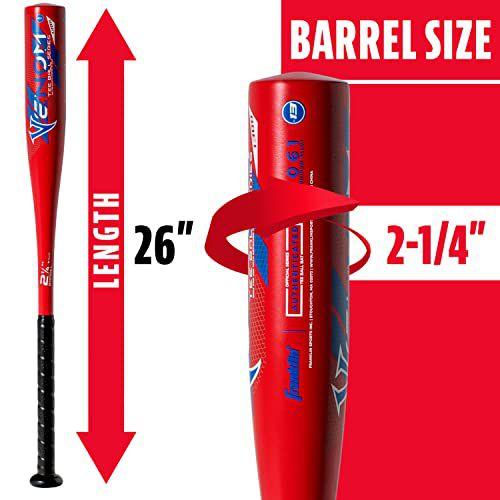 Imagem de Franklin Sports Kids Beisebol + Teeball Bat - Venom Juventude 