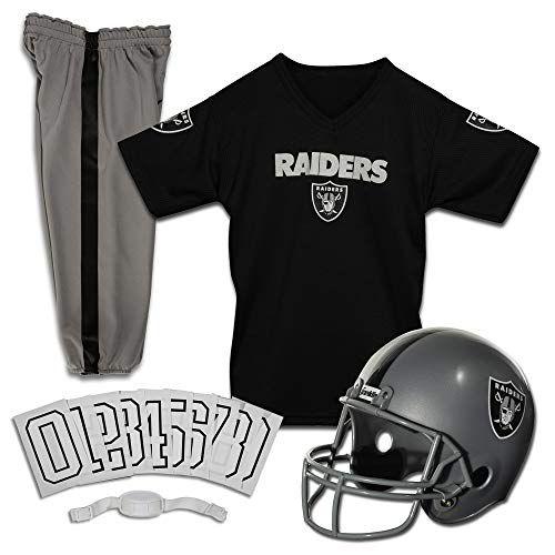 Imagem de Franklin Sports Las Vegas Raiders Crianças Futebol Uniforme Se