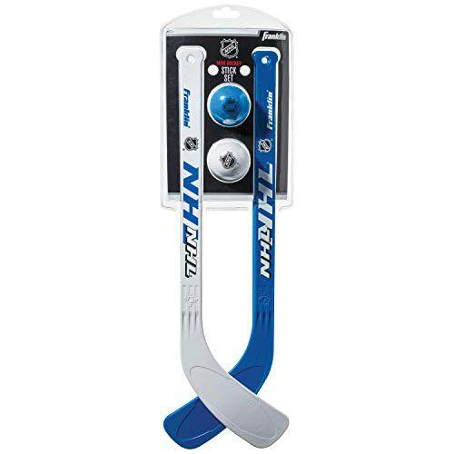 Imagem de Franklin Sports Mini Hockey Stick e Ball Set - Jogar Joelho