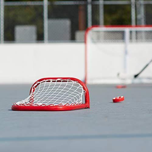 Imagem de Franklin Sports Mini Skills Street Hockey Goal - Outdoor + Indoor Steel Mini Hockey Net - Perfeito para Prática e Treinamento