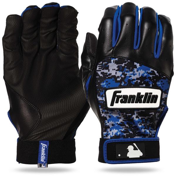 Imagem de Franklin Sports MLB Digitek Baseball Batting Luvas - Cinza / Preto / Royal Digi - Juventude Pequena