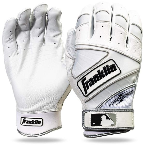 Imagem de Franklin Sports MLB Powerstrap Luvas de Combate, Pérola/Branco