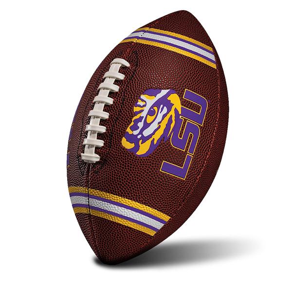 Imagem de Franklin Sports NCAA LSU Tigers Kids Youth Football - Futebol Oficial da Equipe Universitária com Logotipos de Equipes - Junior Size Football