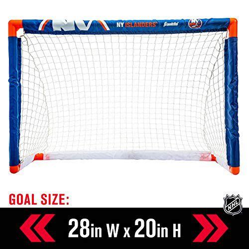 Imagem de Franklin Sports New York Islanders Mini Hockey Set - Joelho 