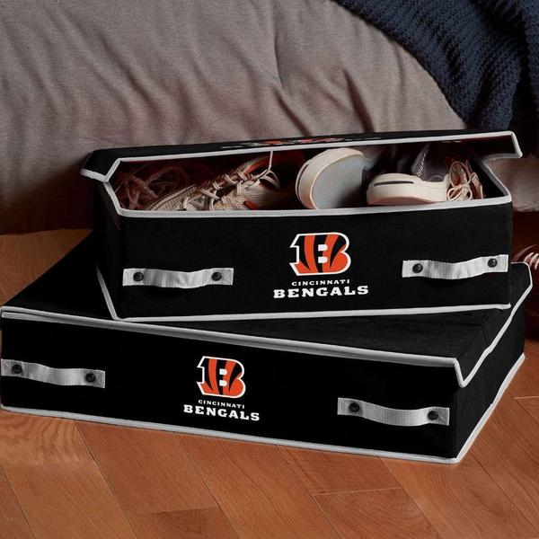 Imagem de Franklin Sports NFL Cincinnati Bengals Sob a Cama Stora