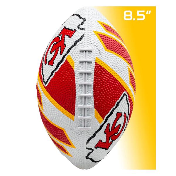 Imagem de Franklin Sports NFL Kansas City Chiefs Football - Futebol Juvenil - Mini 8.5" Rubber Football - Perfeito para Crianças - Logotipos e Cores da Equipe!