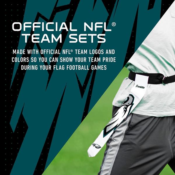 Imagem de Franklin Sports NFL Philadelphia Eagles Flag Football Sets