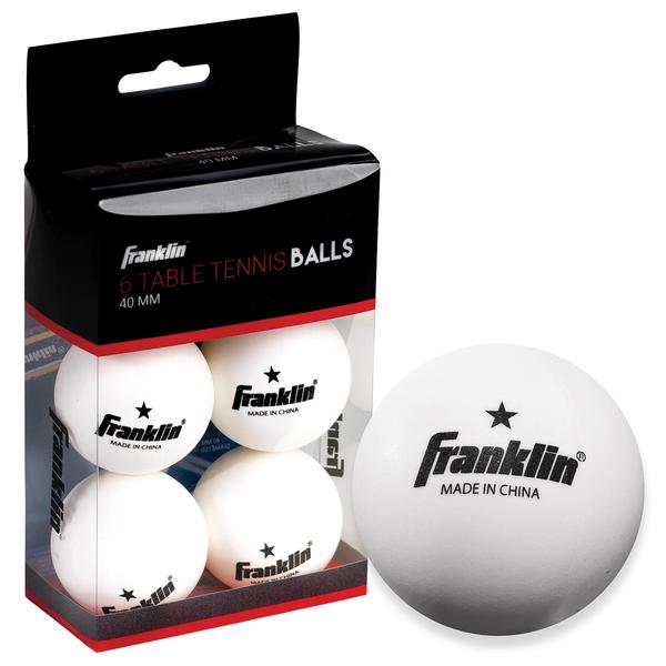 Imagem de Franklin Sports Ping Pong Balls - Tamanho Oficial + Peso W