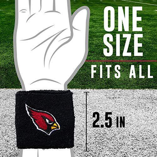 Franklin Sports pulseiras unissex Franklin Sports NFL Arizona Cardinals Pulseiras bordadas, Team Specific, OSFM EUA Imagem de Franklin Sports pulseiras unissex Franklin Sports NFL Arizona Cardinals Pulseiras bordadas, Team Specific, OSFM EUA