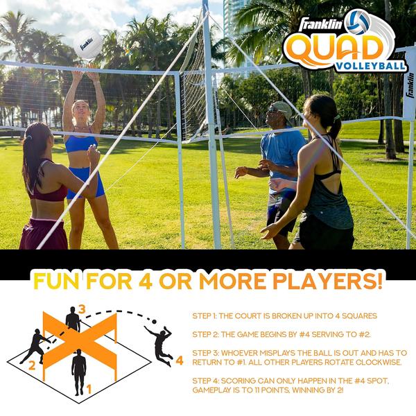 Imagem de Franklin Sports Quatro Quadrado Voleibol - Quad Volleyball 4