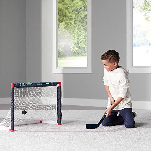 Imagem de Franklin Sports Seattle Kraken Mini Hockey Set - Joelho Hock